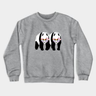 Lesbian Gay Pride Panda Bears Crewneck Sweatshirt